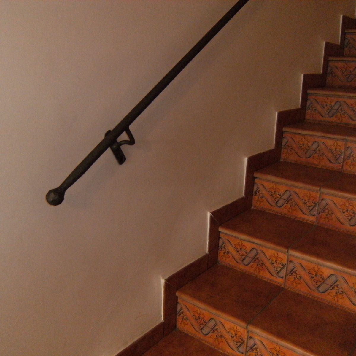 Foto de trabajo de barandilla de escalera