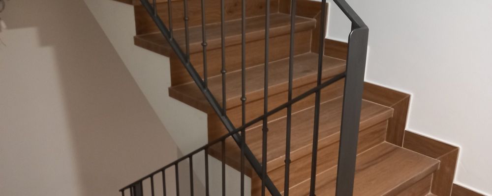 trabajo de Barandilla de escalera