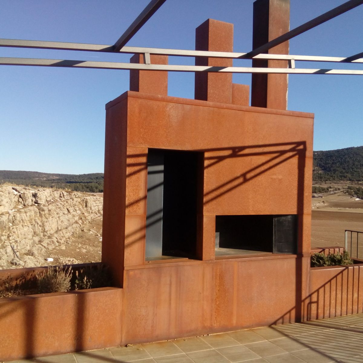 Foto de trabajo de inox y acero corten