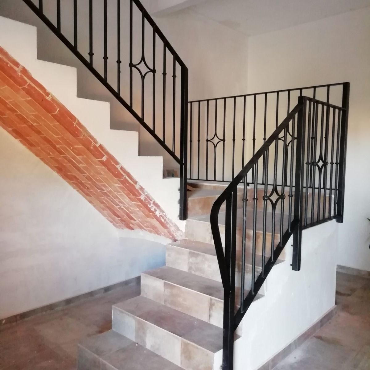 Foto de trabajo de barandilla de escalera